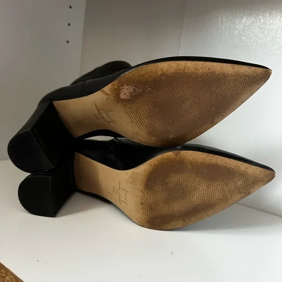 Marc Fisher Unno Point-Toe Leather Booties size 10 - Picture 7 of 11